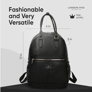 London Fog Black Women's Backpack